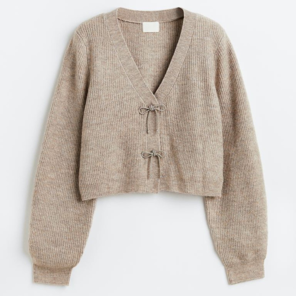 Cozy Taupe Knit Sweater